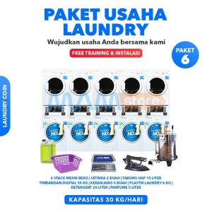 Paket Usaha Laundry Coin 6