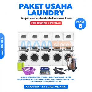 Paket Usaha Laundry Coin 8