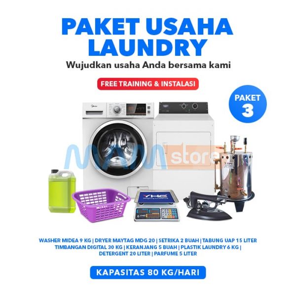 Paket Usaha Laundry Kiloan 3