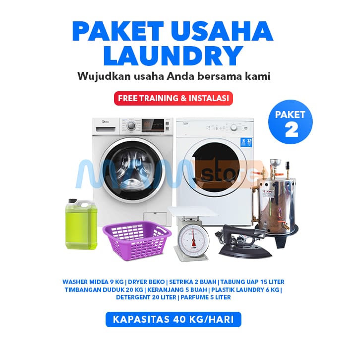 Paket Usaha Laundry Kiloan 2